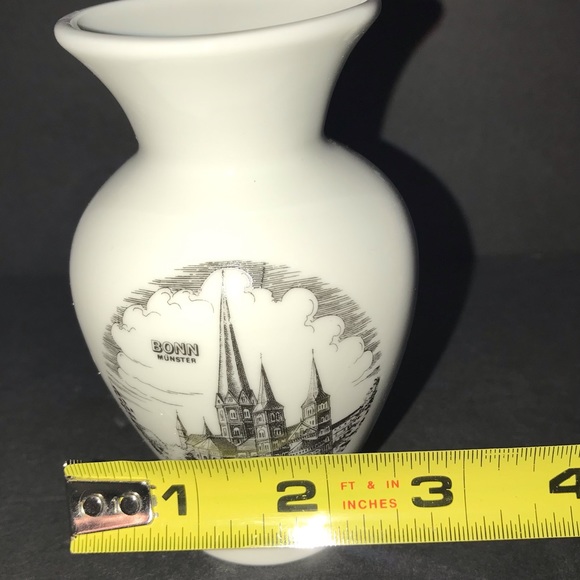 Vintage SCHEDEL Bavaria Germany Porcelain art VASE Building Architecture Design - Picture 4 of 7